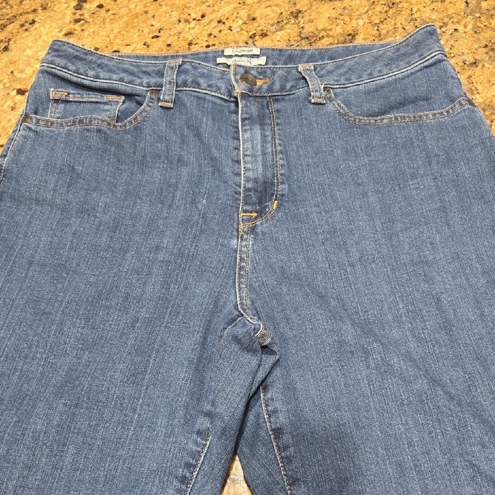 L.L. Bean Straight Leg Blue Jeans